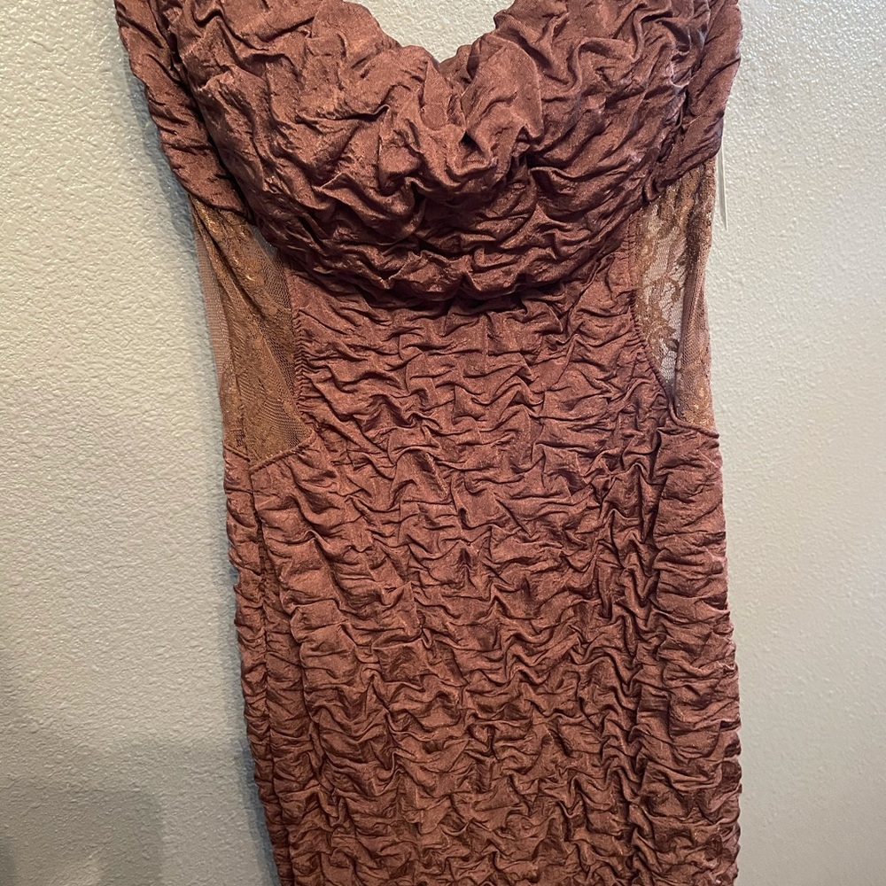 Forever 21 Brown strapless  dress